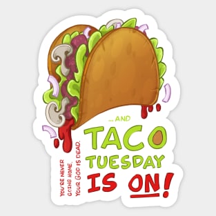 Taco Tuesday Sticker